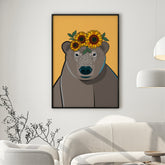 Braunbär «Hugo» Poster/Plakat